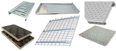 Wire mesh and steel decking for warehouse racking systems in UAE