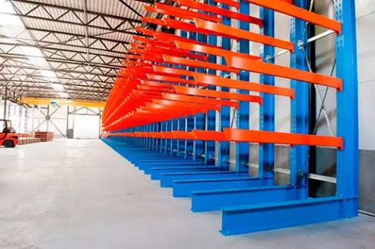 Cantilever racking system for long and heavy materials in Sharjah UAE